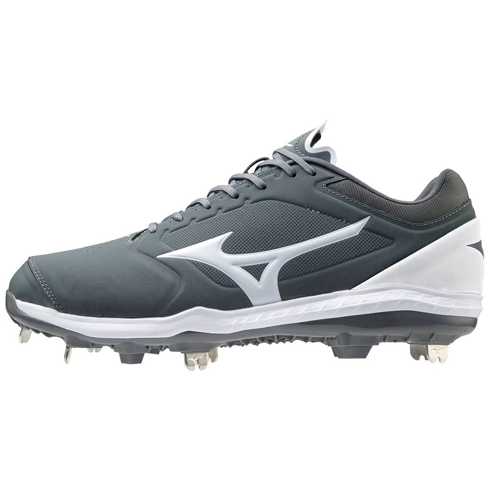 Womens Mizuno Sweep 5 Low Metal Softball Cleats Grey/White Philippines (HVSNRZ213)